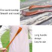 BQR01 Wooden Back Scratcher Long Handle, Square Style, Nature Color - 5