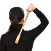BQR01 Wooden Back Scratcher Long Handle, Square Style, Nature Color - 7