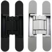 3D Adjustable Cross Hinge Folding Door Concealed Hinge, Sand Silver 40kg - 3