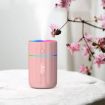 White USB Mini Car Air Purifier - Colorful Cup Humidifier - 7
