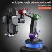 Big Suction Cup Car Phone Holder - X-0566 Black Green Console Mount - 4