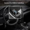 USB 3.0 Female to USB-C Male OTG Adapter - 10 Pack (Silver) - 7