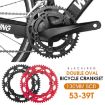 WEST BIKING YP0719274 53-39T Road Bike Crank Double Disc Black - 2