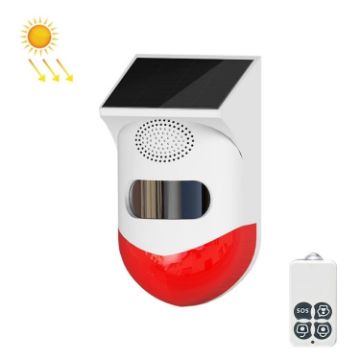 Solar Infrared Alarm, Outdoor IP67 Waterproof, Recording Feature - 1