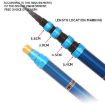 Carbon Fishing Rod, 6.3m Short Section, Positioning Handle, Black - 3