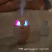 Y18 Mini USB Humidifier & Night Lamp - Light Wooden Grain Design - 7