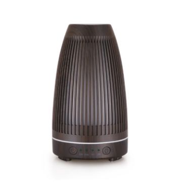 STB-103 Wooden Grain Aroma Diffuser & Humidifier - Colorful Light - 1