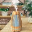 STB-103 Wooden Grain Aroma Diffuser & Humidifier - Colorful Light - 3