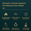 Black Flame Aroma Diffuser Night Light Humidifier - Google Shopping Ad - 4