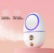 Q801A Pink Makeup Mirror & Spray Moisturizing Device - 3