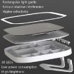 LED Light Car Sun Visor Makeup Mirror - White | Compact & Stylish - 4