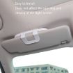 LED Light Car Sun Visor Makeup Mirror - White | Compact & Stylish - 6