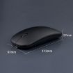 C7002 2400DPI Wireless Mouse, 4 Keys, Colorful Luminous, Rose Gold - 3