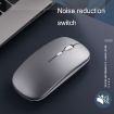 C7002 2400DPI Wireless Mouse, 4 Keys, Colorful Luminous, Rose Gold - 6