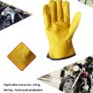 JJ-1011 XL Genuine Leather Gardening Gloves - Wear-resistant, 1 Pair - 6