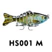 PROBEROS HS001 10cm 15.5g Hard Bait - 2 PCS Road Sub-Fish Bait (M) - 2