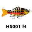 PROBEROS HS001 10cm 15.5g Road Sub-Fish Plastic Hard Bait 2 PCS - 2