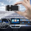 S15 Magnetic Aluminum Car Phone Holder & Cable Storage Sticker (Silver) - 5