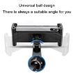 Black PB-45B Car Rear Aluminum Alloy Telescopic Phone Holder Box - 5