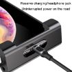 Black PB-45B Car Rear Aluminum Alloy Telescopic Phone Holder Box - 6