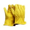 JJ-5002 Leather Safety Gloves for Riding & Gardening, Size L - 1
