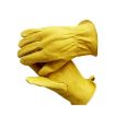 JJ-5002 Leather Safety Gloves for Riding & Gardening, Size L - 2