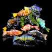 PROBEROS HS033 Knotty Lure 10cm 15.61g Plastic Hard Fish Bait (A) - 7