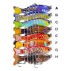 PROBEROS HS033 Knotty Lure 10cm 15.61g Plastic Hard Fish Bait (B) - 3