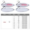 PROBEROS DW342 Lure VIB Metal Sequins Gold 5 PCS 7g - 6
