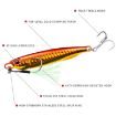 PROBEROS LF103 3 PCS Metal Sea Fishing Bait 10g Luminous Hook - 3