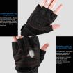 ST-2120 Anti-Slip Gym Gloves, Size S, Black - Exercise Equipment - 5