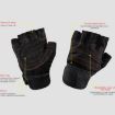 XL Black Anti-Slip Gym Exercise Gloves ST-2120 Fitness Equipment - 3