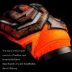 Ailsports ST5511 Goalkeeper Gloves, Size 5, Thick Latex, Fluorescent Green - 3