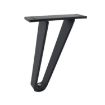 Matte Black 15cm Sofa TV Cabinet Support Legs LH-GB0001 Load-Bearing - 1