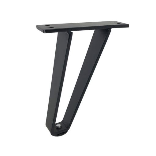 Matte Black 18cm Sofa TV Cabinet Support Legs - LH-GB0001 Load-Bearing - 1
