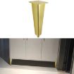 Adjustable Gold Aluminium Furniture Stand Legs, 8cm Height - 1