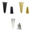 Adjustable Black Aluminium Furniture Stand Legs, 18cm Height - 2