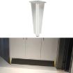 Adjustable 30cm Silver Aluminium Furniture Stand Legs - 1