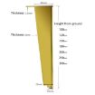 Adjustable Silver Aluminium Furniture Stand Legs, 35cm Height - 4