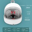 Electric Silicone Contacts Head Massager, English Spec, White - 2