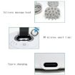 Electric Silicone Contacts Head Massager, English Spec, White - 5