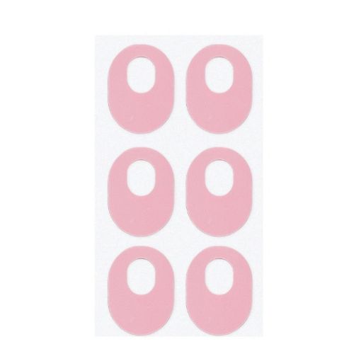 Pink Elliptical Latex Callus Protection Sticker - Anti-Wear Design - 1
