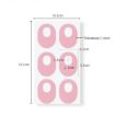 Pink Elliptical Latex Callus Protection Sticker - Anti-Wear Design - 4