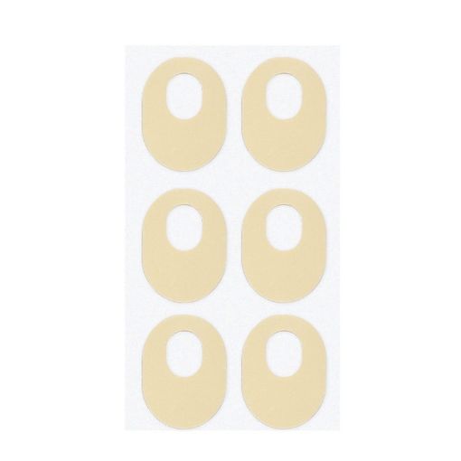 Latex Anti-Wear Callus Protection Sticker - Skin Color Elliptical - 1