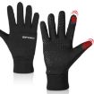 XL Black Velvet Anti-Slip Outdoor Sports Glove - 2