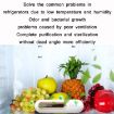 M9 Mini Ozone Sterilizer Refrigerator Deodorizer - White - 3