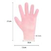 Waterproof Sun-Proof Moisturizing Gloves, Anti-Crack Handguard, Free Size Pink - 3
