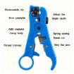 Electrician Multifunctional Coaxial Cable Stripper - Blue PE Bag - 3