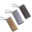 Silver Engraved Flower Portable Cigarette Case with Lid Sealed Ashtray - 2
