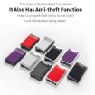 RFID Aluminum Alloy Anti-Degaussing Coin Card Holder - Black - 2